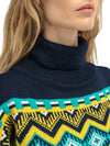 Dale Of Norway W RANDABERG FEM SWEATER OffWhite Navy Peacock XL - PeakStyle