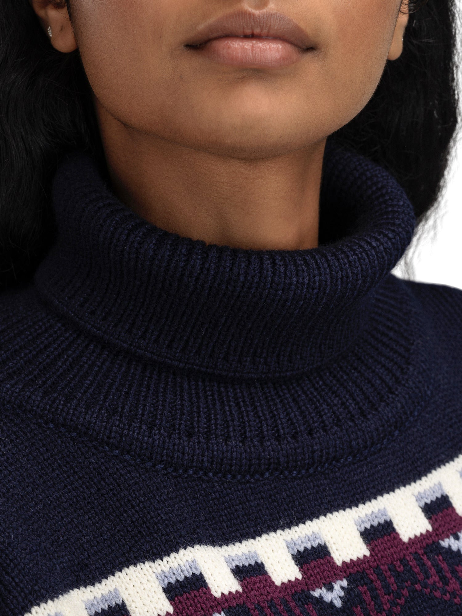 Dale Of Norway W RANDABERG FEM SWEATER Azzurro Mel. Navy Wine XL - PeakStyle