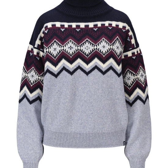 Dale Of Norway W RANDABERG FEM SWEATER Azzurro Mel. Navy Wine XL - PeakStyle