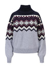 Dale Of Norway W RANDABERG FEM SWEATER Azzurro Mel. Navy Wine XL - PeakStyle