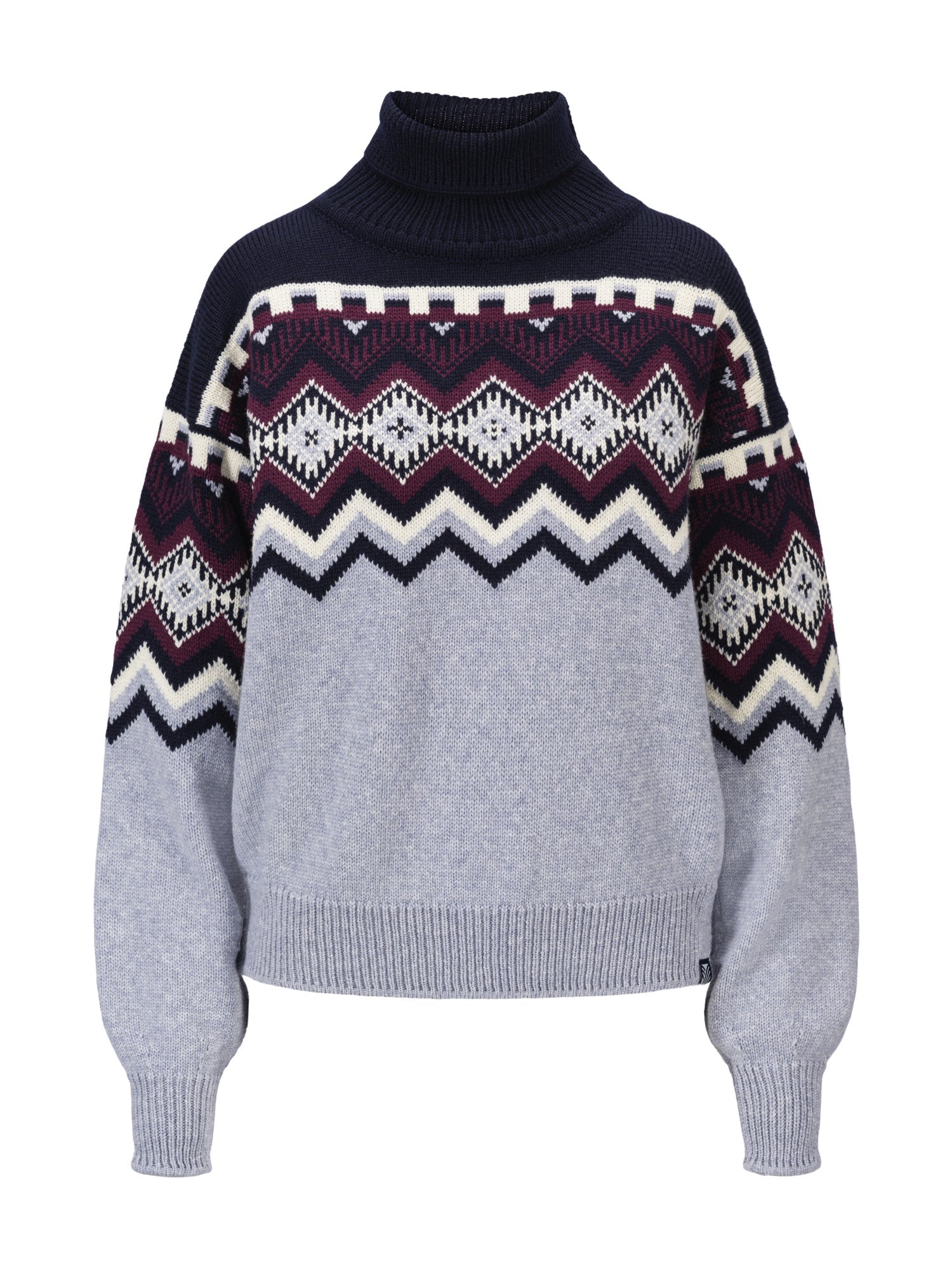 Dale Of Norway W RANDABERG FEM SWEATER Azzurro Mel. Navy Wine XL - PeakStyle