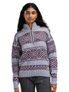 Dale Of Norway W RASLETIND FEM SWEATER Azzurro Mel Wine XL - PeakStyle