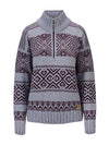 Dale Of Norway W RASLETIND FEM SWEATER Azzurro Mel Wine XL - PeakStyle