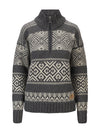 Dale Of Norway W RASLETIND FEM SWEATER Antracite scuro Bianco sporco XL - PeakStyle