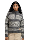 Dale Of Norway W RASLETIND FEM SWEATER Antracite scuro Bianco sporco XL - PeakStyle