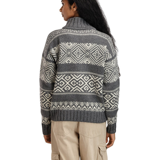 Dale Of Norway W RASLETIND FEM SWEATER Antracite scuro Bianco sporco XL - PeakStyle