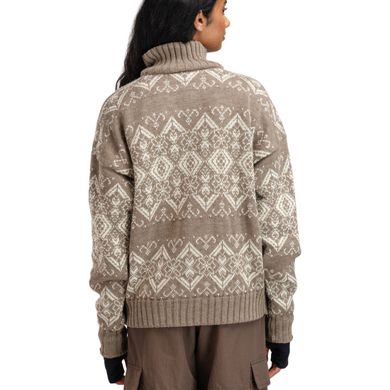 Dale Of Norway W ROSET FEM. WP SWEATER Mountainstone Offwhite XL - PeakStyle