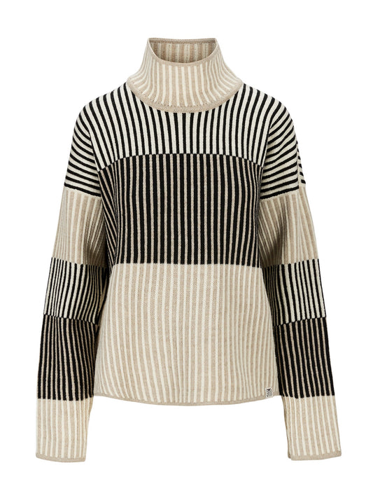 Dale Of Norway W SKARSTIND FEM SWEATER Offwhite Sand XL - PeakStyle