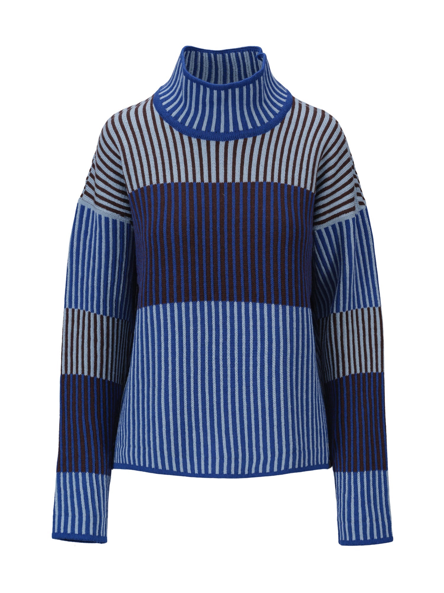 Jersey Dale Of Norway W SKARSTIND FEM Ultramarine Iceblue Wine XL - PeakStyle