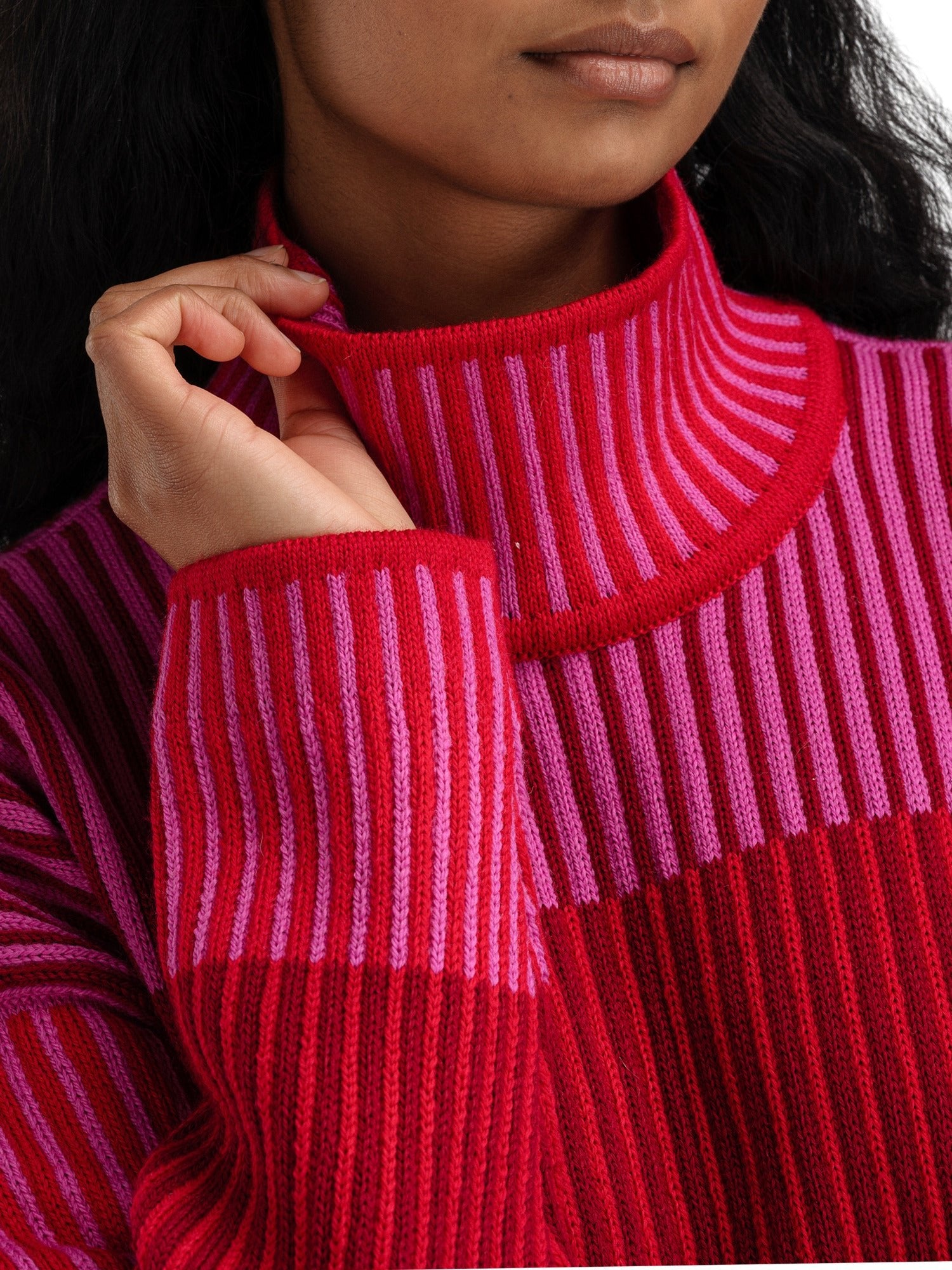Jersey Dale Of Norway W SKARSTIND FEM Raspberry Roseviolet Red XL - PeakStyle