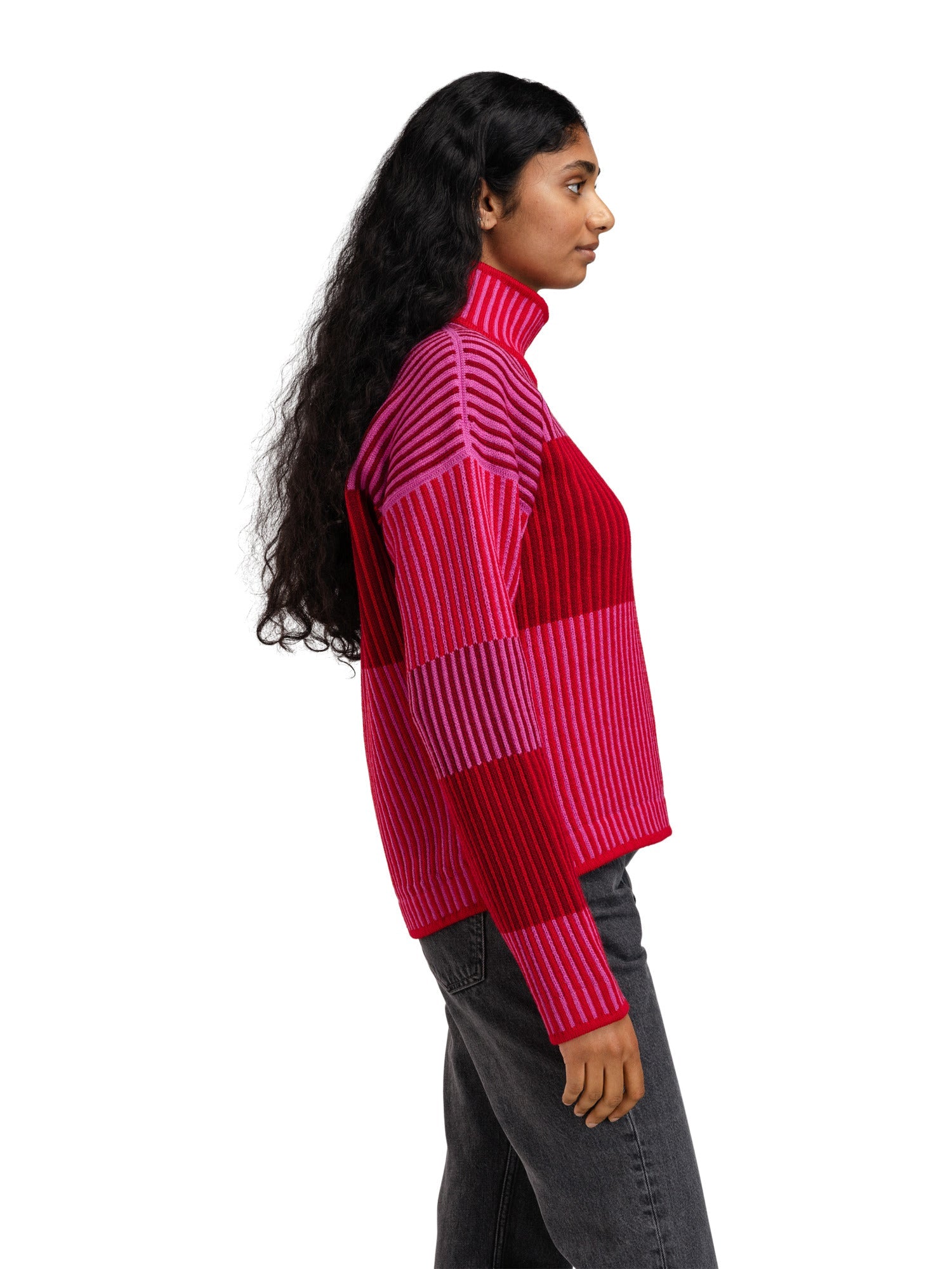Jersey Dale Of Norway W SKARSTIND FEM Raspberry Roseviolet Red XL - PeakStyle