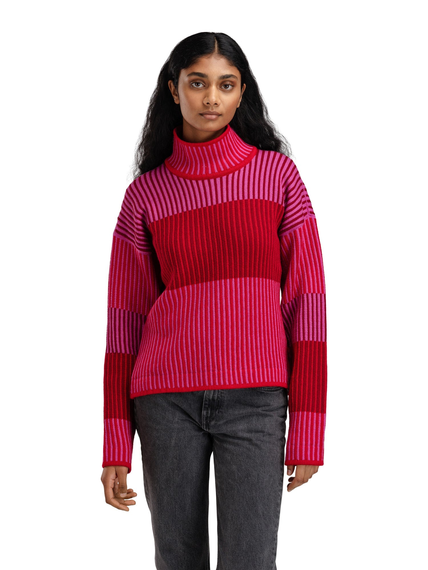 Jersey Dale Of Norway W SKARSTIND FEM Raspberry Roseviolet Red XL - PeakStyle