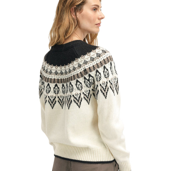 Dale Of Norway W SULA FEM SWEATER Offwhite Coffee Sandstone XL - PeakStyle