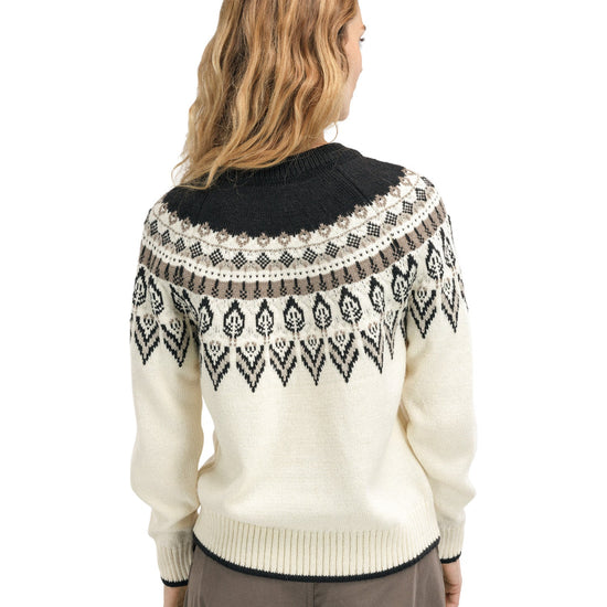 Dale Of Norway W SULA FEM SWEATER Offwhite Coffee Sandstone XL - PeakStyle