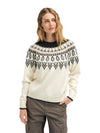 Dale Of Norway W SULA FEM SWEATER Offwhite Coffee Sandstone XL - PeakStyle