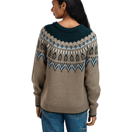 Dale Of Norway W SULA FEM SWEATER Vert pin Bleu glacier Pierre de montagne XL - PeakStyle