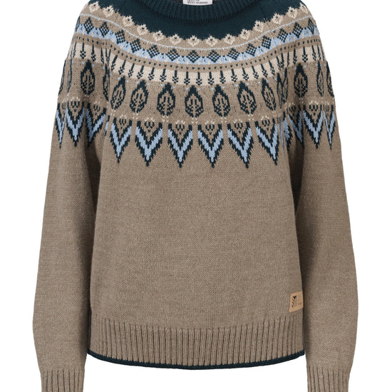 Dale Of Norway W SULA FEM SWEATER Vert pin Bleu glacier Pierre de montagne XL - PeakStyle