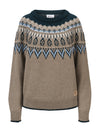 Dale Of Norway W SULA FEM SWEATER Vert pin Bleu glacier Pierre de montagne XL - PeakStyle