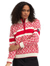 Dale Of Norway W TEAM NORWAY CORTINA FEM SWEATER Framboos Offwhite XXL - PeakStyle