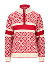 Dale Of Norway W TEAM NORWAY CORTINA FEM SWEATER Framboos Offwhite XXL - PeakStyle