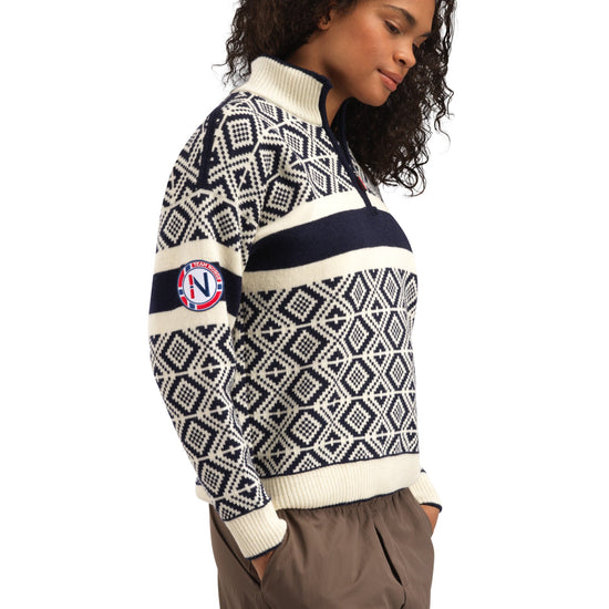 Dale Of Norway W TEAM NORWAY CORTINA FEM SWEATER Navy Offwhite XXL - PeakStyle