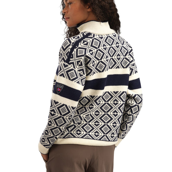 Dale Of Norway W TEAM NORWAY CORTINA FEM SWEATER Navy Offwhite XXL - PeakStyle