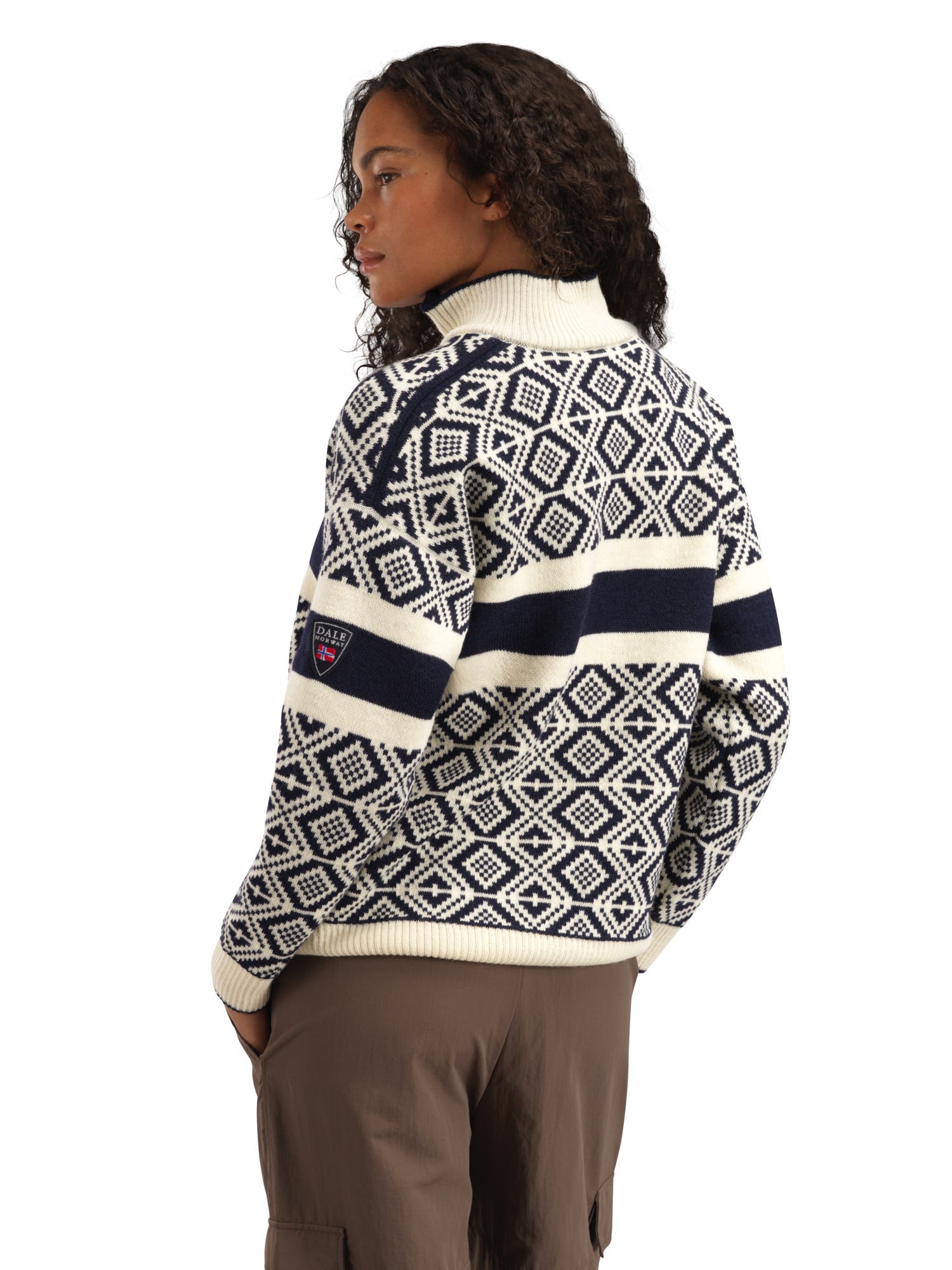 Dale Of Norway W TEAM NORWAY CORTINA FEM SWEATER Navy Offwhite XXL - PeakStyle
