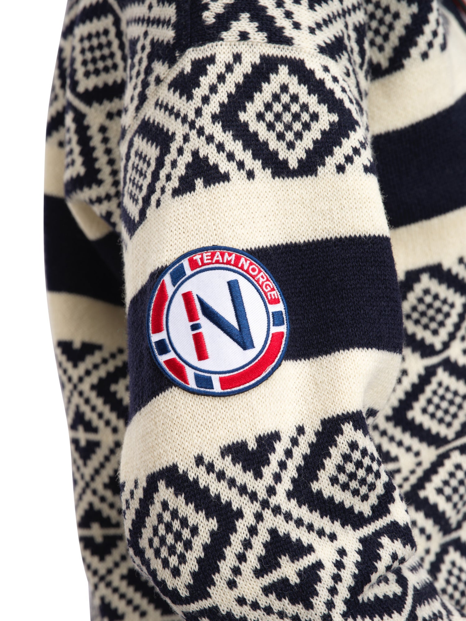 Dale Of Norway W TEAM NORWAY CORTINA FEM SWEATER Navy Offwhite XXL - PeakStyle