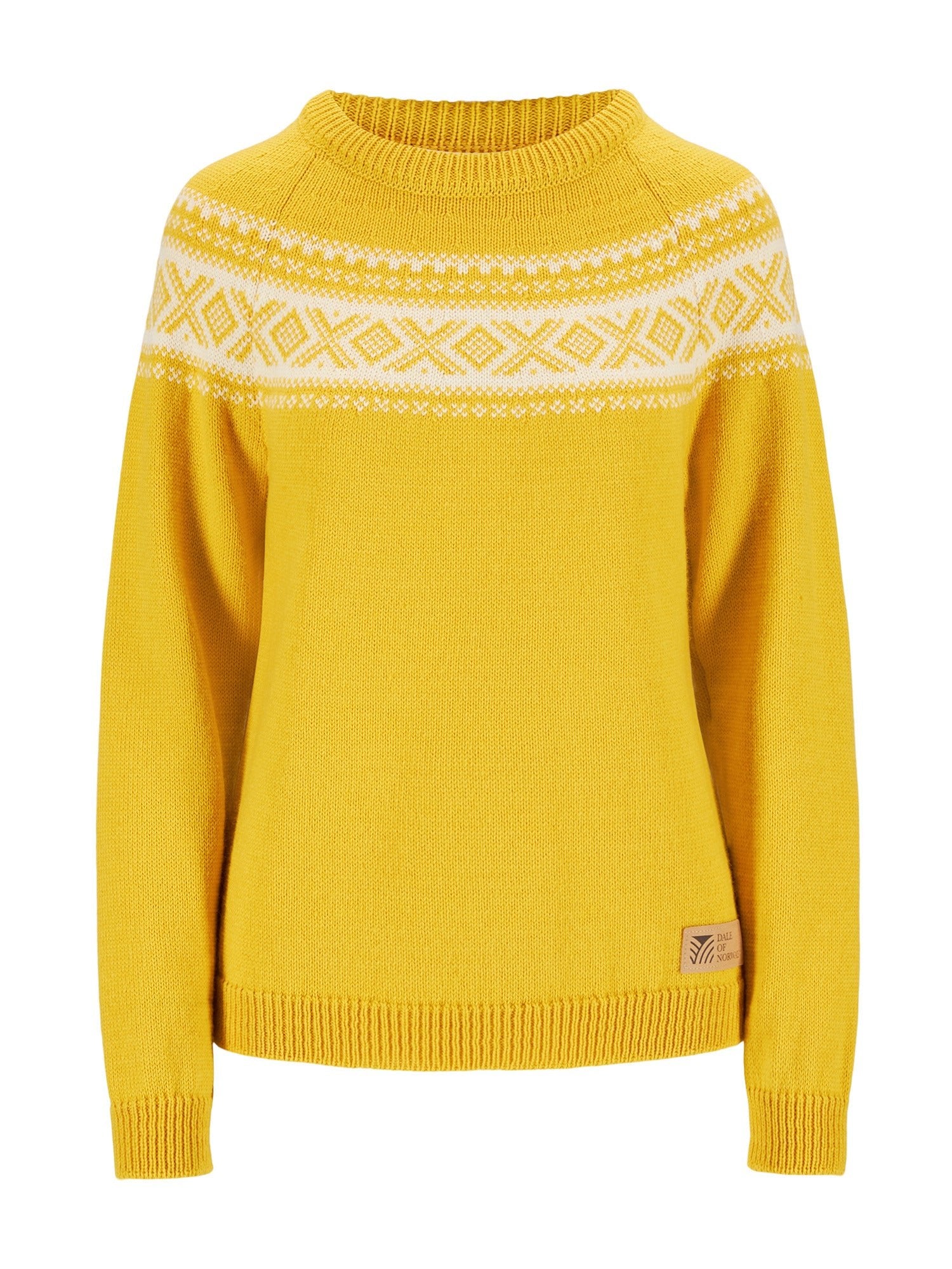 Dale Of Norway W VÅGSØY FEMININE SWEATER Sweethoney Offwhite XL - PeakStyle