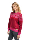 Dale Of Norway W VILJA FEM SWEATER Redrose Allium Raspberry XS - PeakStyle