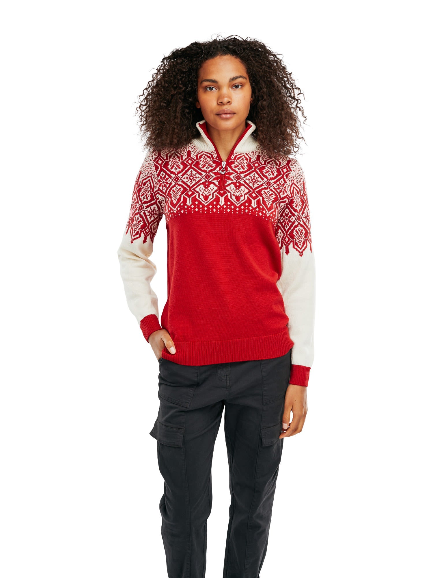 Dale of Norway W WINTERLAND SWEATER - Outerwear at PeakStyle