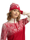Dale Of Norway WINTERLAND HAT Framboos Offwhite Redrose One size - PeakStyle