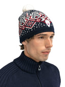 Dale Of Norway WINTERLAND HAT Navy Off-white Raspberry One size - PeakStyle
