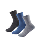 Devold DAILY MERINO MEDIUM SOCK 3 - PACK KID (VORGÄNGERMODELL) - PeakStyle