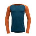 Devold M EXPEDITION MERINO 235 SHIRT - Flame - Flood S Unterwäsche - PeakStyle