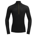 Devold M WOOL MESH 190 ZIP NECK - Caviar S Unterwäsche - PeakStyle