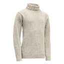 Devold NANSEN WOOL HIGH NECK - grey melange XS Pullover - PeakStyle