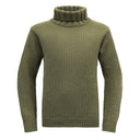 Devold NANSEN WOOL HIGH NECK - Olive XS Pullover - PeakStyle