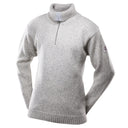 Devold NANSEN WOOL ZIP NECK - Dark Blue Melange XS Pullover - PeakStyle