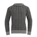 Devold ORIGINAL ISLENDER WOOL SWEATER - Anthracite - Offwhite XS Pullover - PeakStyle