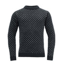Devold SORISEN WOOL SWEATER - Ink - Offwhite XS Oberbekleidung - PeakStyle