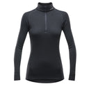 Devold W DUO ACTIVE MERINO 205 ZIP NECK - Black XS Oberbekleidung - PeakStyle