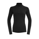 Devold W DUO ACTIVE MERINO 205 ZIP NECK - Black Core XS Oberbekleidung - PeakStyle