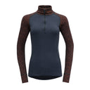 Devold W DUO ACTIVE MERINO 205 ZIP NECK - Ink XS Oberbekleidung - PeakStyle