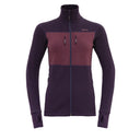 Devold W EGGA GRID MERINO JACKET - Lilac - Beetroot XS Oberbekleidung - PeakStyle