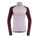 Devold W EXPEDITION MERINO SILK ZIP - Port - Orchid XS Unterwäsche - PeakStyle