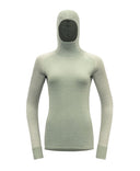Devold W KVITEGGA MERINO 230 HOODIE - Raw White XS Unterwäsche - PeakStyle