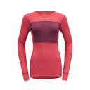 Devold W WOOL MESH 190 SHIRT (VORGÄNGERMODELL) - Beetroot - Poppy XS Unterwäsche - PeakStyle