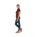 Dolomite W EXPEDITION POLO - Oxblood Red XS Oberbekleidung - PeakStyle