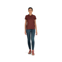 Dolomite W EXPEDITION POLO - Oxblood Red XS Oberbekleidung - PeakStyle